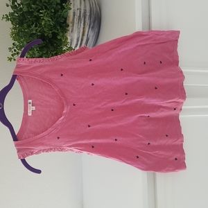Sundry pink tank top